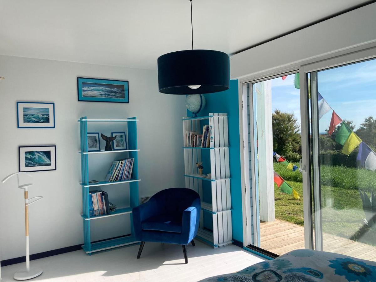La Maison Bleue-Sciotot-Les Pieux ภายนอก รูปภาพ